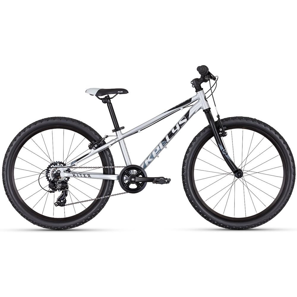 Juniorské kolo KELLYS KITER 30 24" - model 2025 11" (120-140 cm) Silver