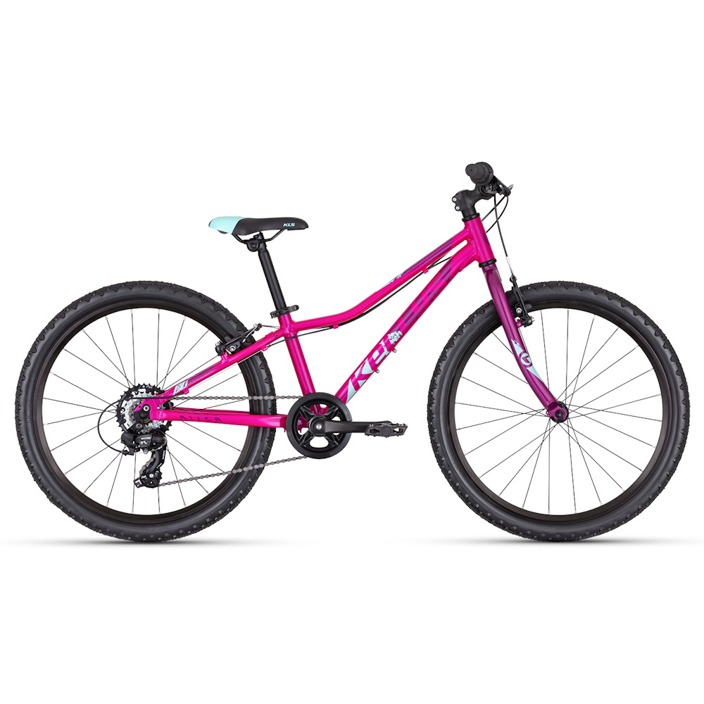 Juniorské dívčí kolo KELLYS KITER 30 24" - model 2025 11" (125-145 cm) Pink