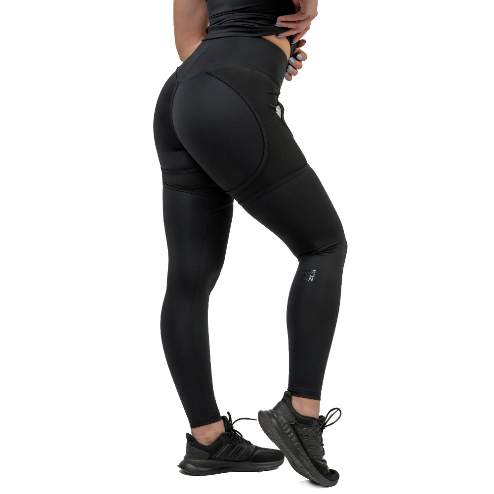 Dámské sportovní legíny se síťkou Nebbia INTENSE Mesh 838 Black - L