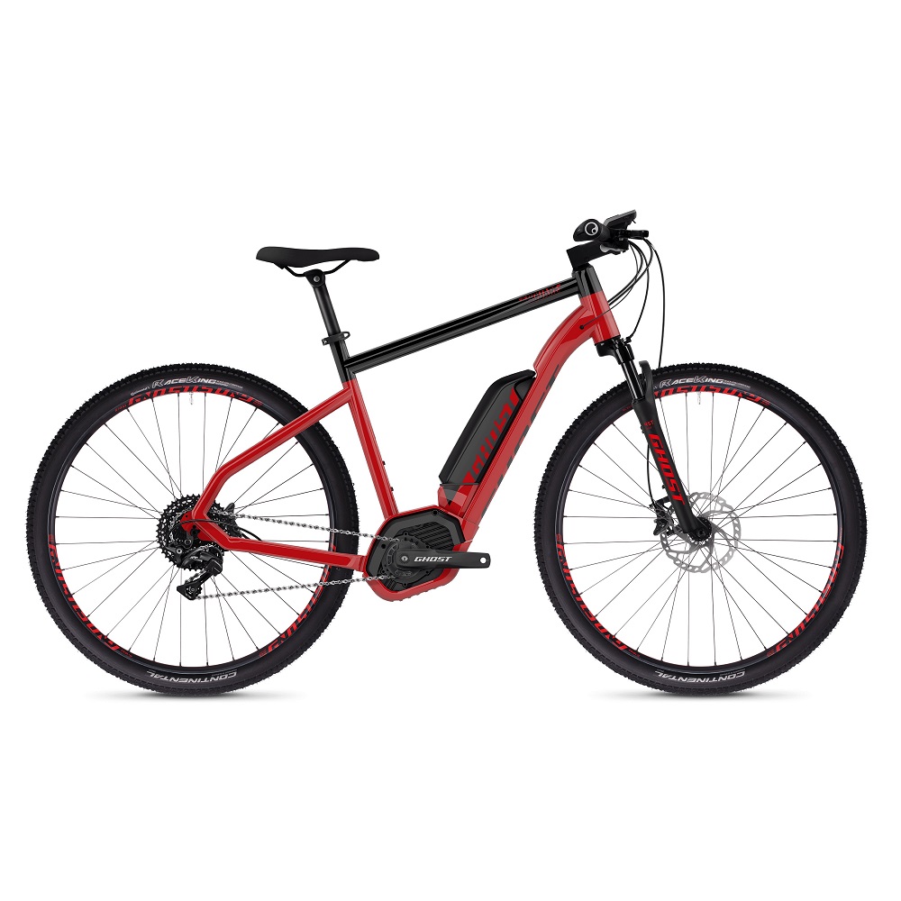 Crossové elektrokolo Ghost Hybride Square Cross B4.9 29" - model 2019 Riot Red / Jet Black - XL (24,5") - Záruka 10 let