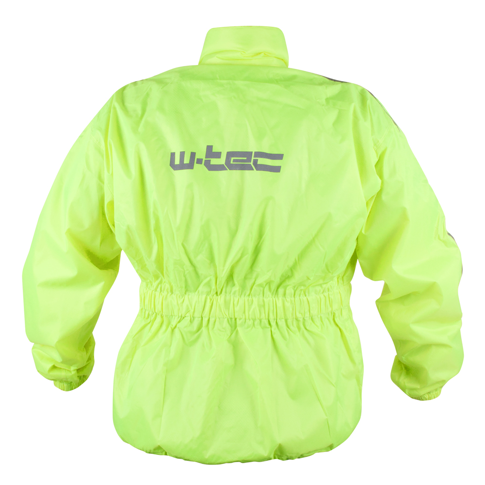 Moto pláštěnka W-TEC Rainy fluo žlutá L - Obrázek 3