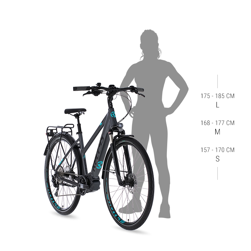 Dámské trekingové elektrokolo KELLYS E-Cristy 30 P 28" 8.0 M (18", 168-177 cm) Anthracite - Obrázek 4