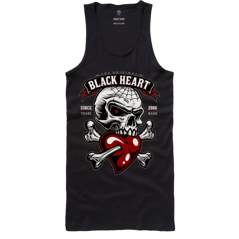 Dámské tílko BLACK HEART Heart Lover  černá  XL