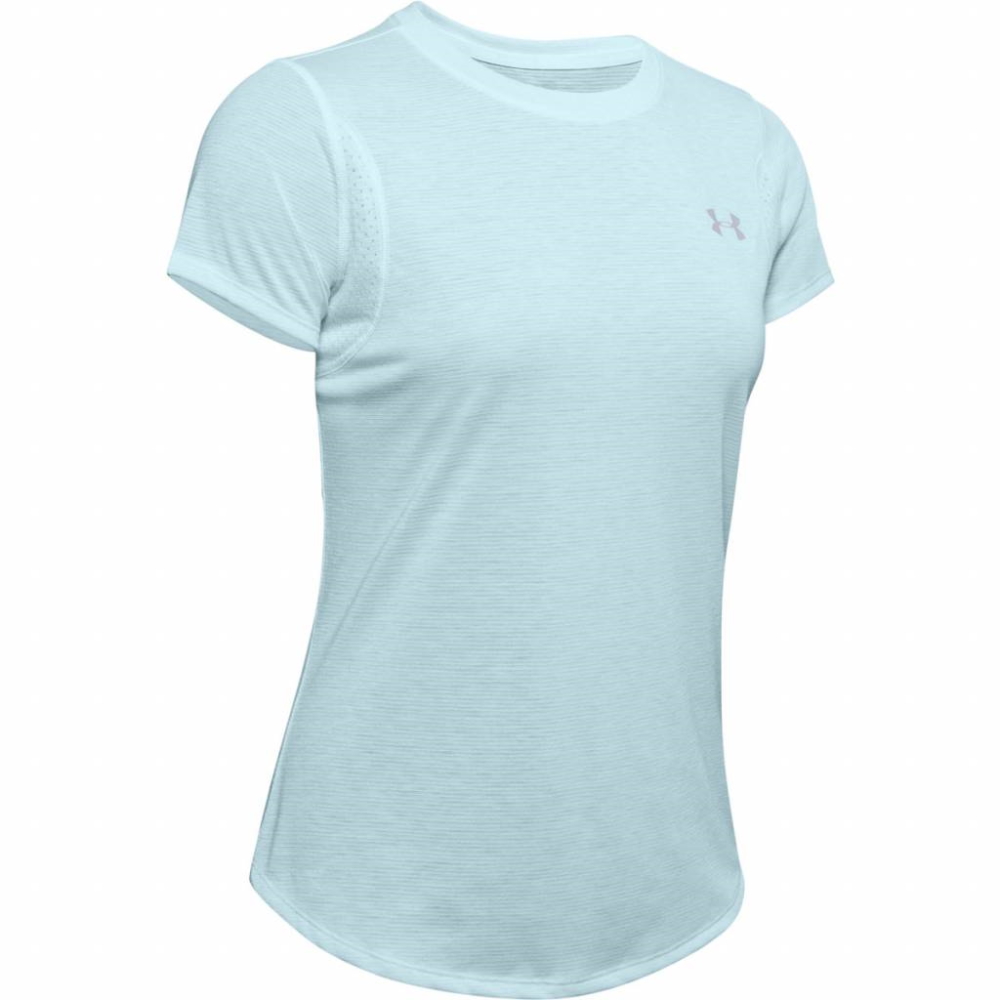 Levně Dámské běžecké triko Under Armour Streaker 2.0 Short Sleeve Rift Blue S