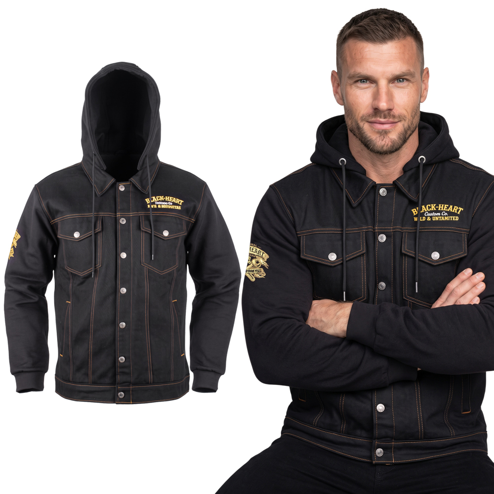 Moto bunda W-TEC Black Heart Reeftor černá M