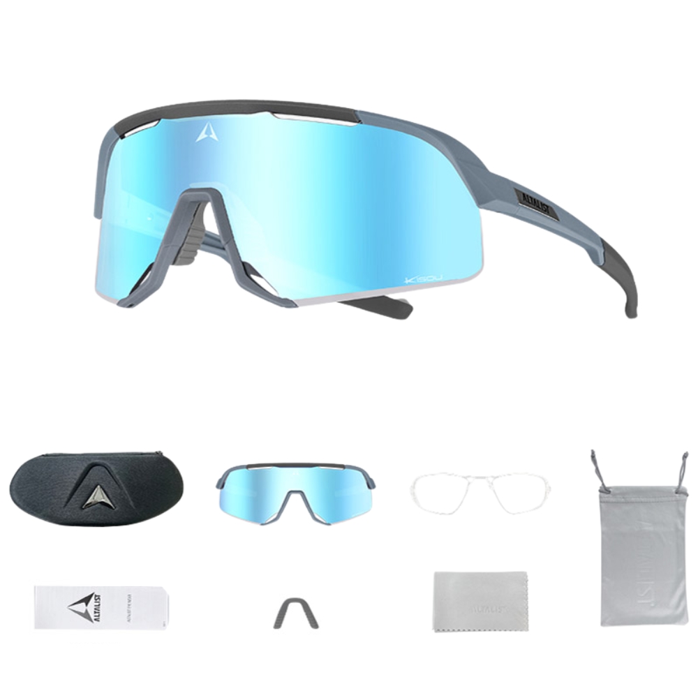 Fotochromatické sluneční brýle Altalist Kisou PXC modrá s modrými skly - Obrázek 6