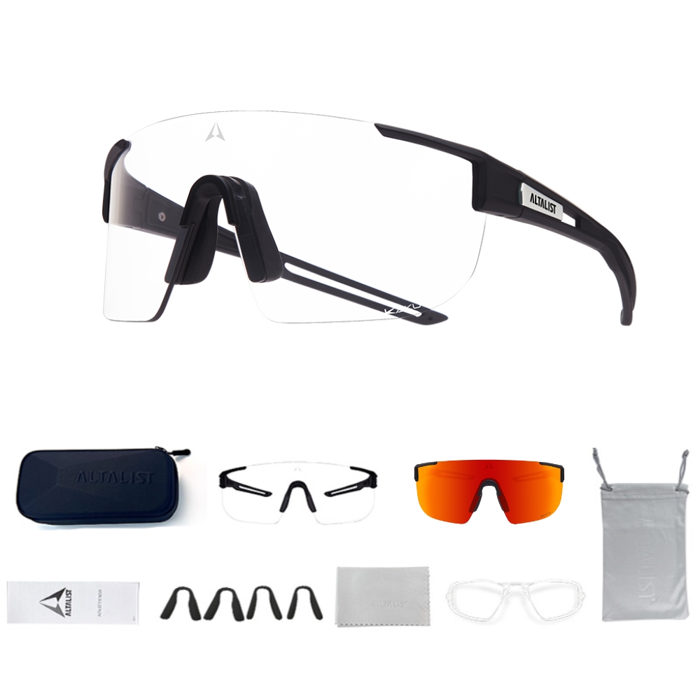 Fotochromatické sluneční brýle Altalist Kaku SP4 černá se stříbrnými skly - Obrázek 7