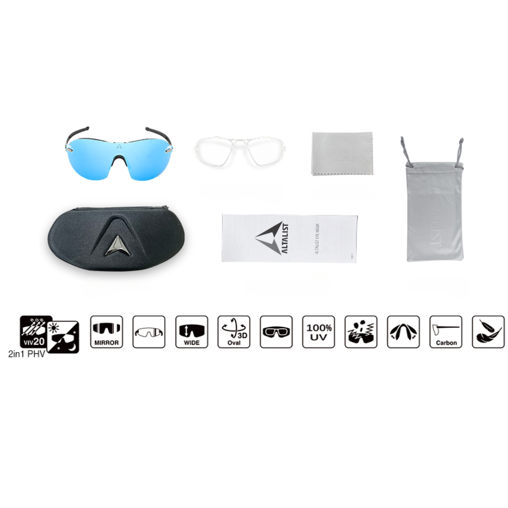 Fotochromatické sluneční brýle Altalist Kisou PRD černá s červenými skly - Obrázek 7