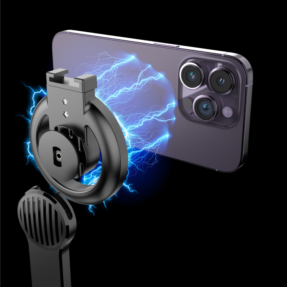 Selfie stativ Apexel MagSafe s Cold Shoe úchytem (obrázek 6)