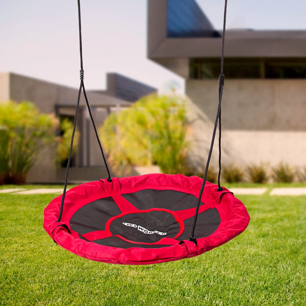 Zahradní houpačka WORKER Lumpino 100 cm červená - Obrázek 6