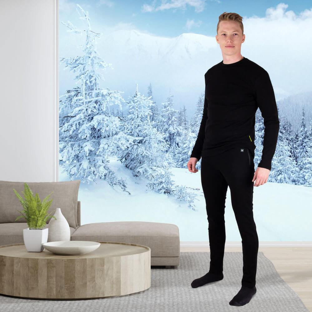 Pánské vyhřívané kalhoty W-TEC Insupants černá M - Obrázek 5