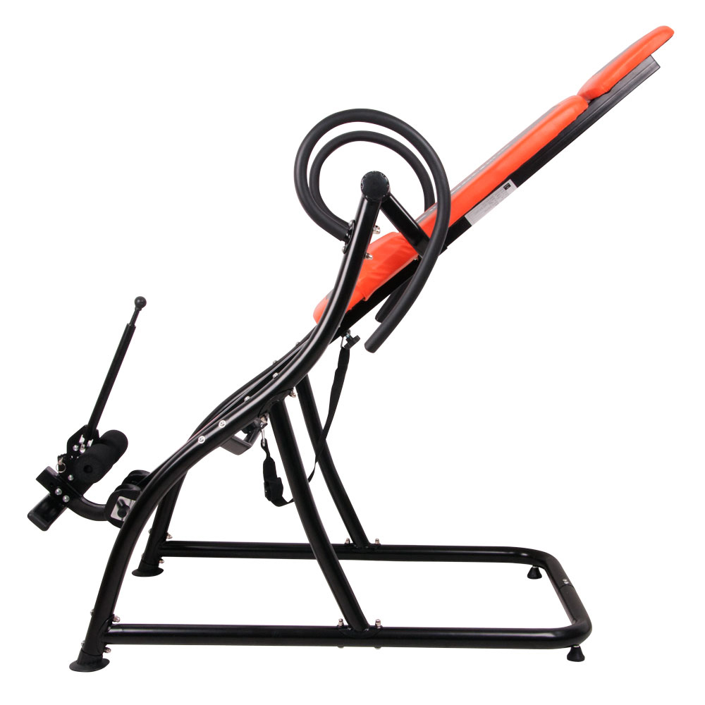 Autotrakční lehátko inSPORTline Inverso Plus cihlovo-šedá - Obrázek 2