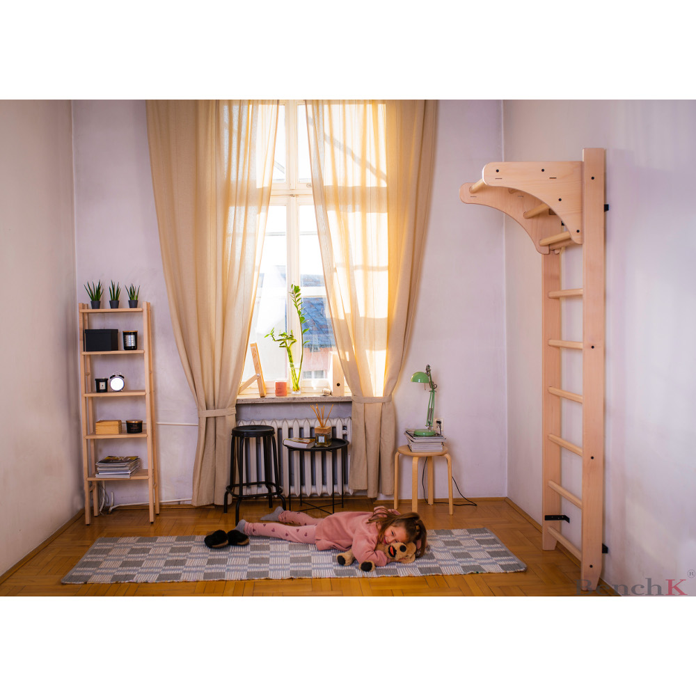 Žebřiny s hrazdou BenchK 111 220x64 cm - Obrázek 6