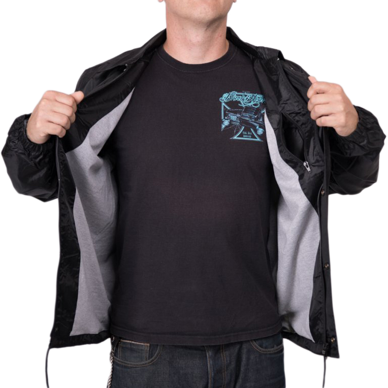 Pánská bunda Black Heart Ace Of Spades černá M - Obrázek 4