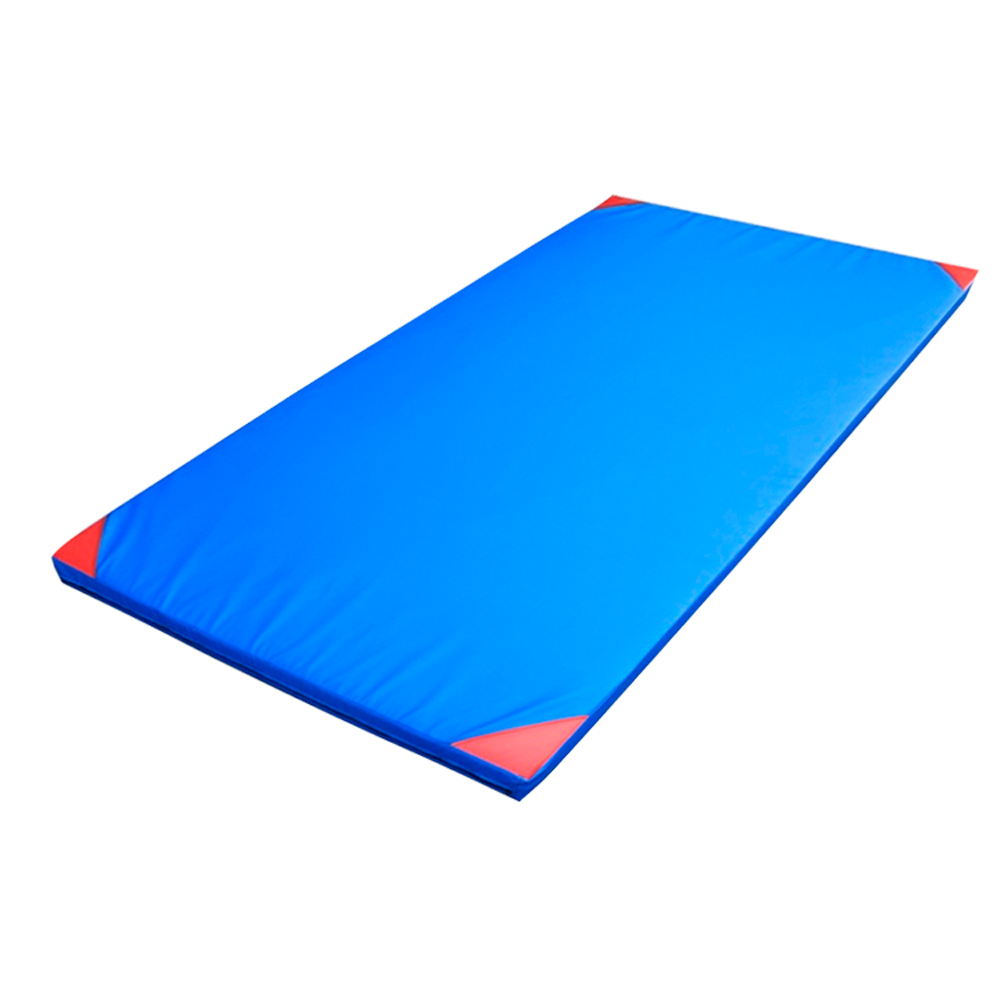 Protiskluzová gymnastická žíněnka inSPORTline Anskida T120 200x120x5 cm  modro-červená - modro,červe