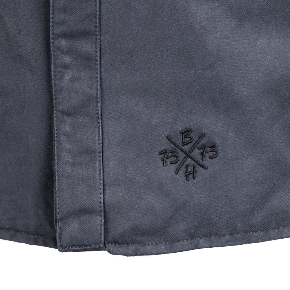 Voskovaná košile W-TEC Black Heart Ramon modrá L - Obrázek 5