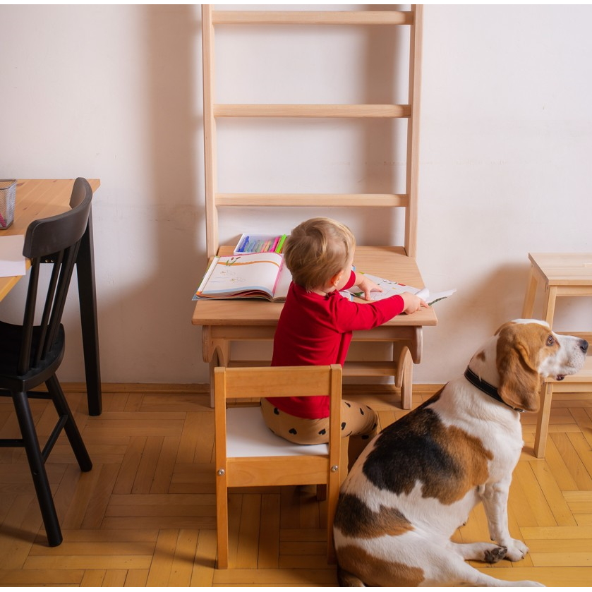 Stoleček k žebřinám BenchK 110/410 (obrázek 7)