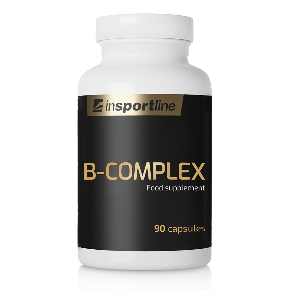 Doplněk stravy s vitaminy B inSPORTline B-Complex, 90 kapslí