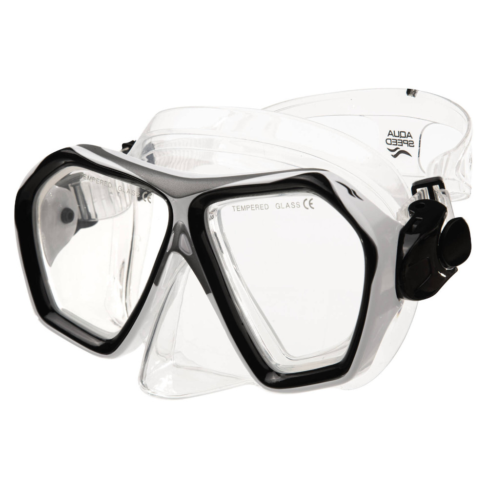 Sada na šnorchlování Aqua Speed Blaze+Borneo White/Black (obrázek 3)