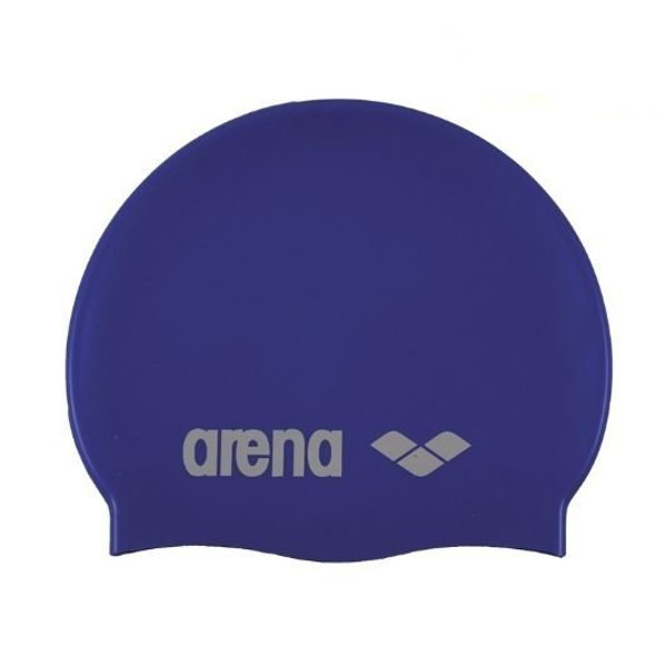 Plavecká čepice Arena Classic Silicone  modrá - modrá