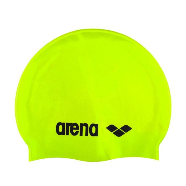 Plavecká čepice Arena Classic Silicone fluo zelená