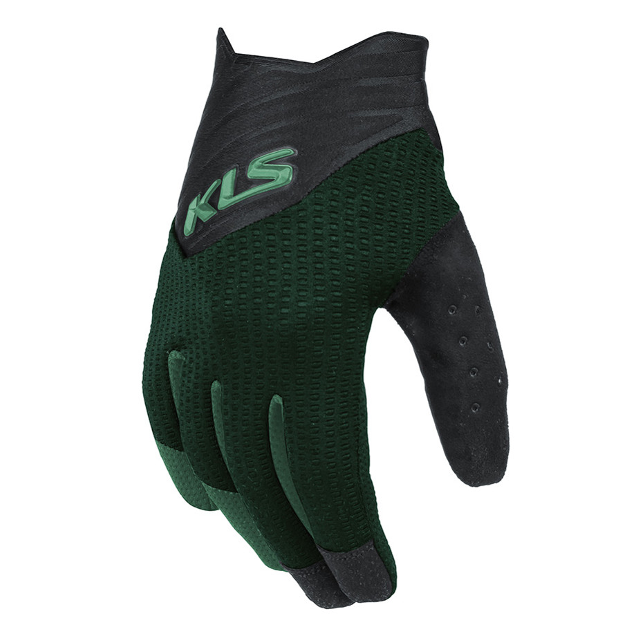Cyklo rukavice Kellys Cutout Long  zelená  M - zelená