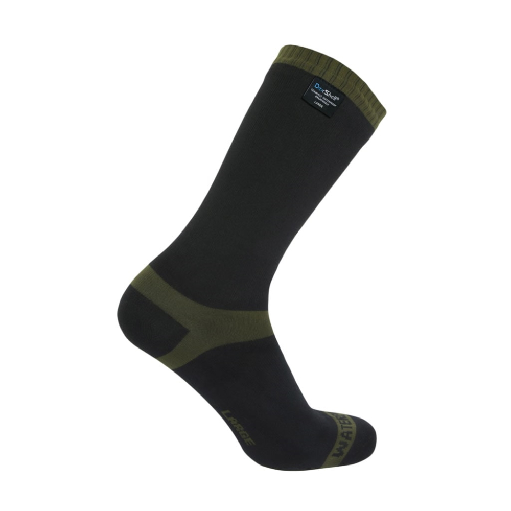 Nepromokavé ponožky DexShell Trekking Olive - S