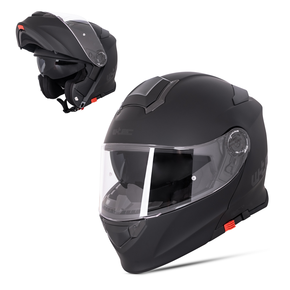 Výklopná přilba W-TEC Venero  XS (53-54)  Magic Matt Black