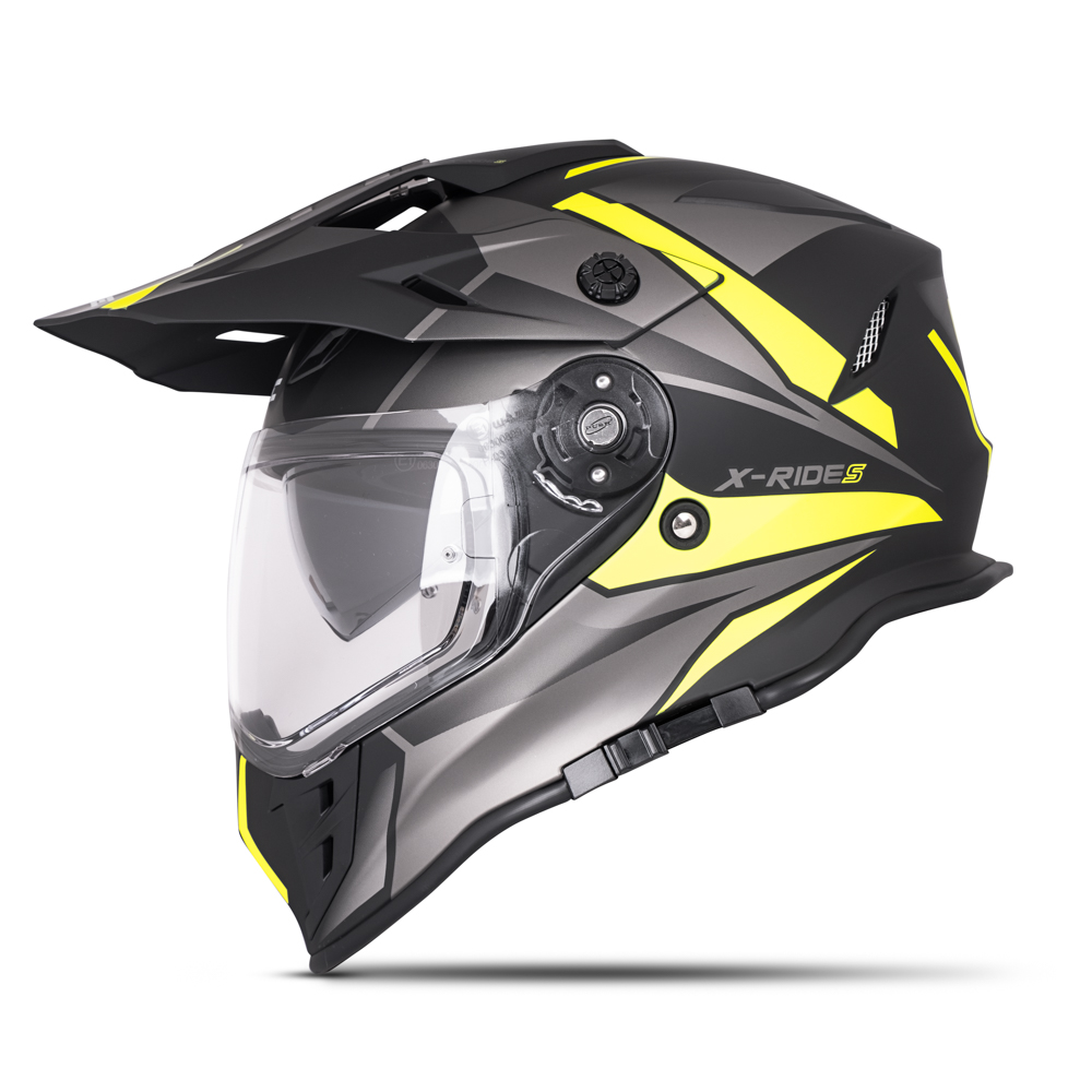 Moto přilba W-TEC Valso Graphic černo-šedo-fluo XS (53-54) - Obrázek 3