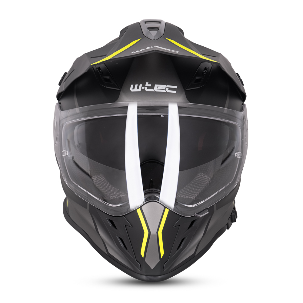 Moto přilba W-TEC Valso Graphic černo-šedo-fluo XS (53-54) - Obrázek 4