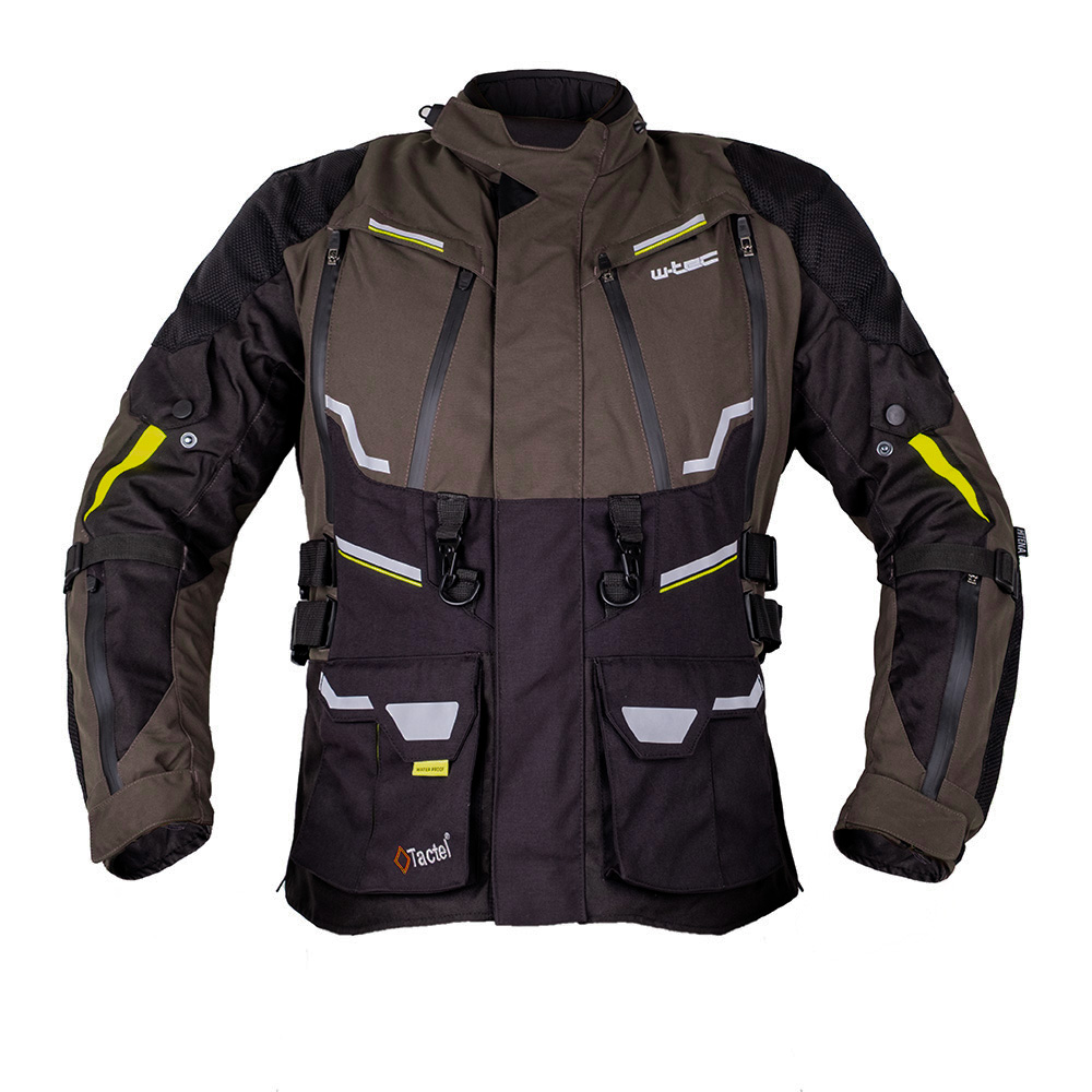 Moto bunda W-TEC Daimick černo-šedá M