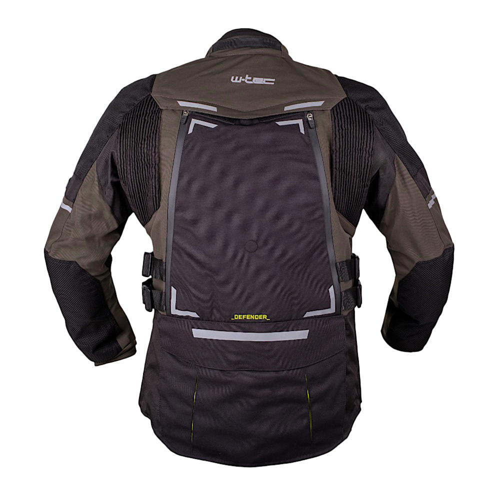 Moto bunda W-TEC Daimick černo-šedá 3XL - Obrázek 3