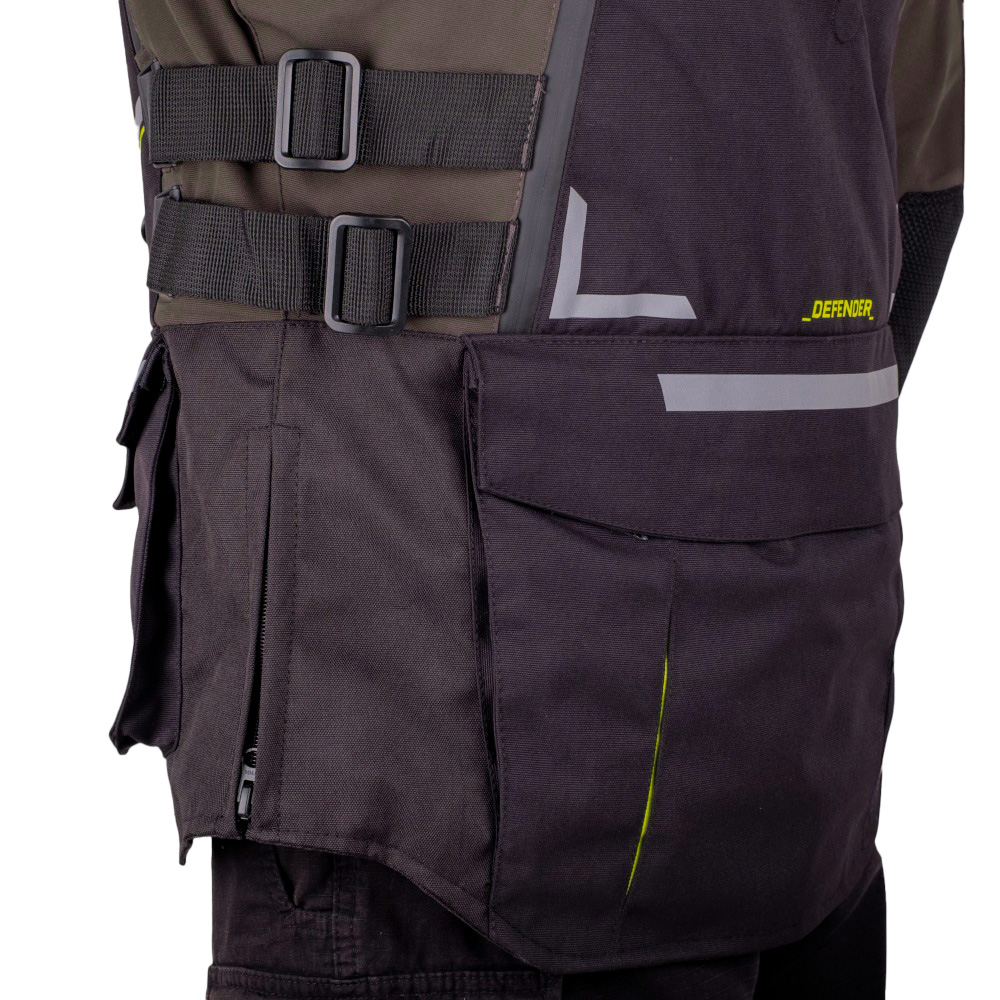 Moto bunda W-TEC Daimick černo-šedá 3XL - Obrázek 5