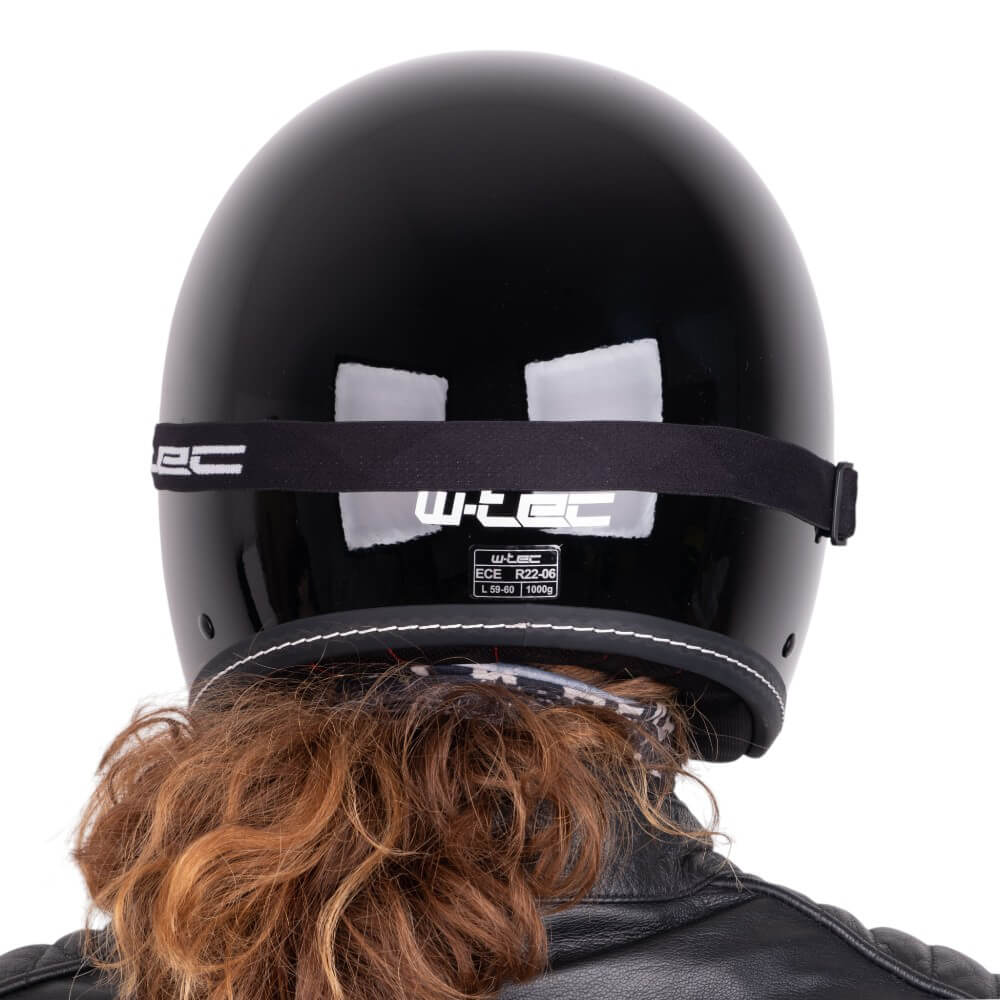 Chopper přilba W-TEC Badachos matně černá S (55-56) - Obrázek 5