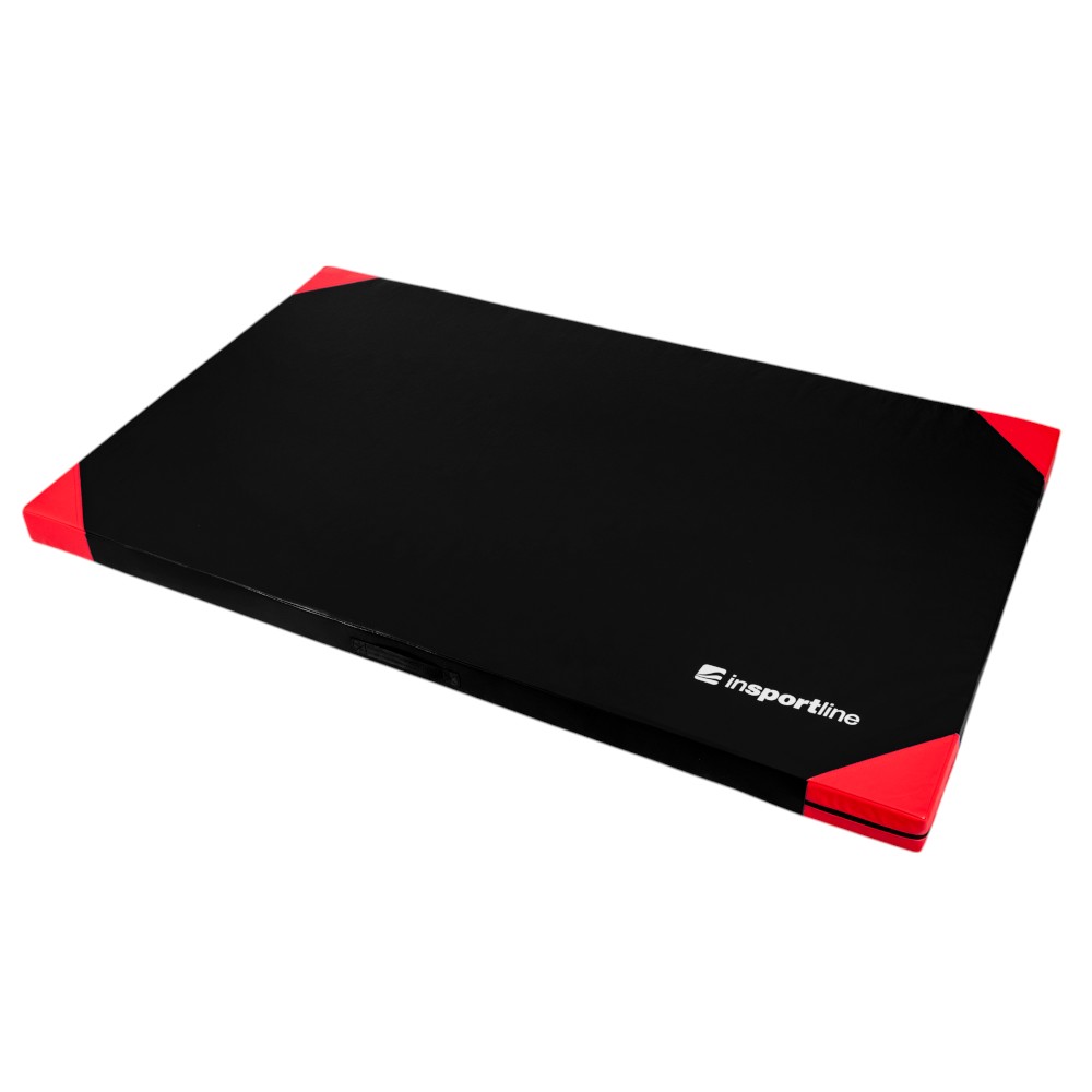 Gymnastická žíněnka inSPORTline Munakor T60 200x120x10 cm  černá