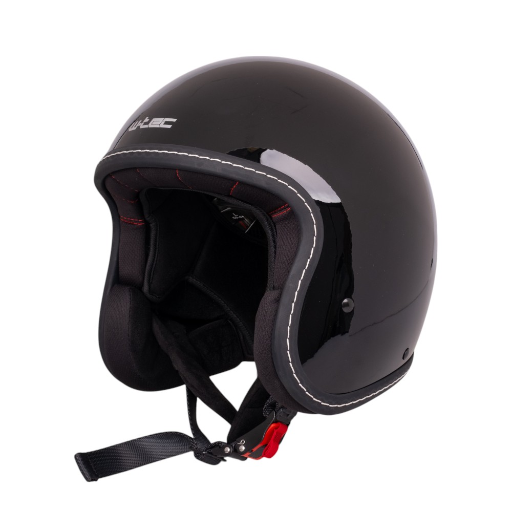 Chopper přilba W-TEC Badachos s brýlemi Atavist černá lesk L (59-60) - Obrázek 5