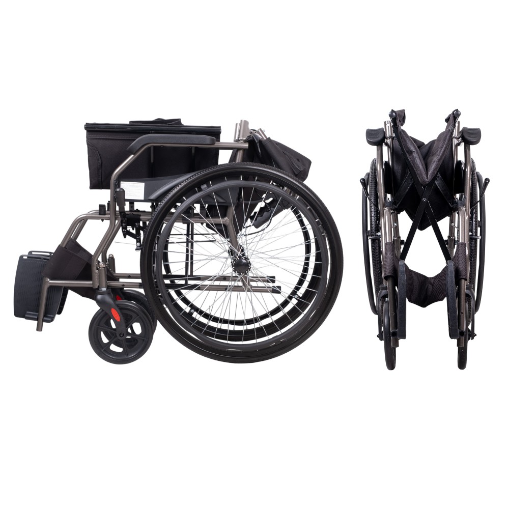 Mechanický skládací invalidní vozík inSPORTline Jakesully odlehčený (obrázek 4)