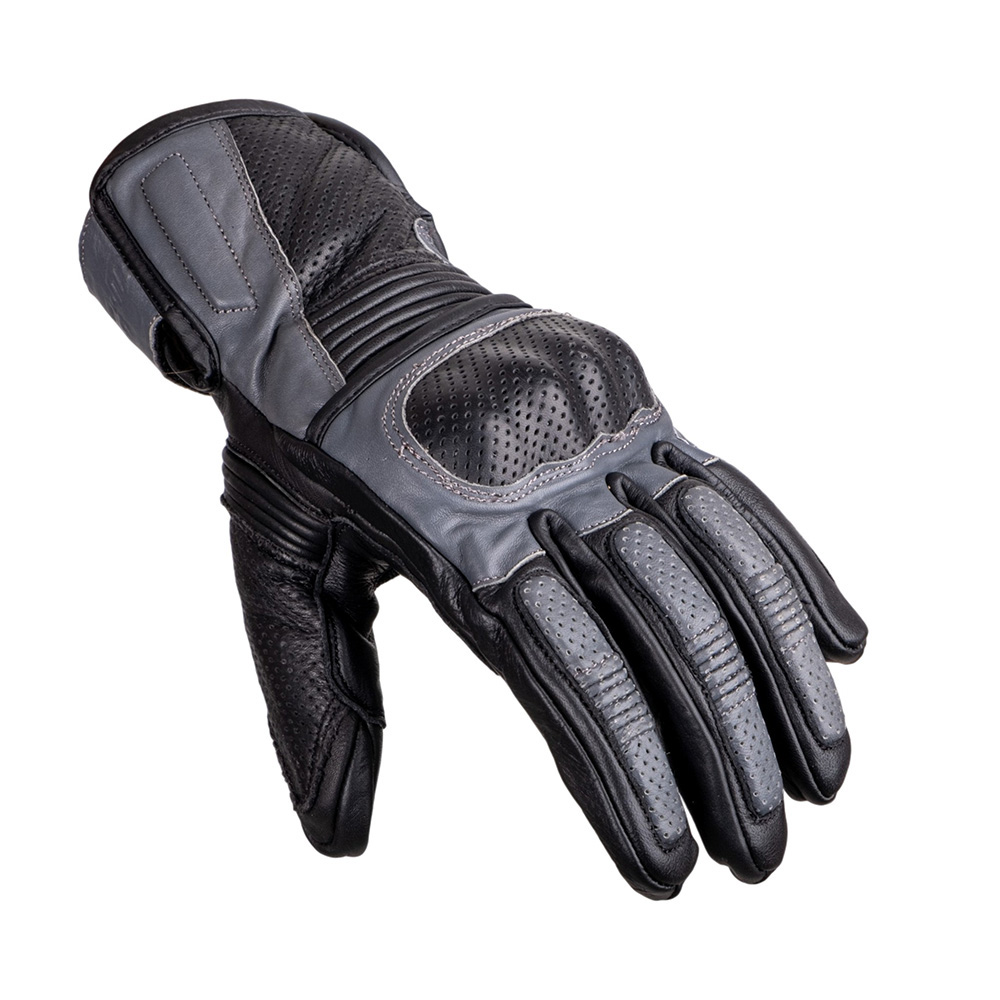 Kožené moto rukavice W-TEC Boldron černo-šedá S (obrázek 3)