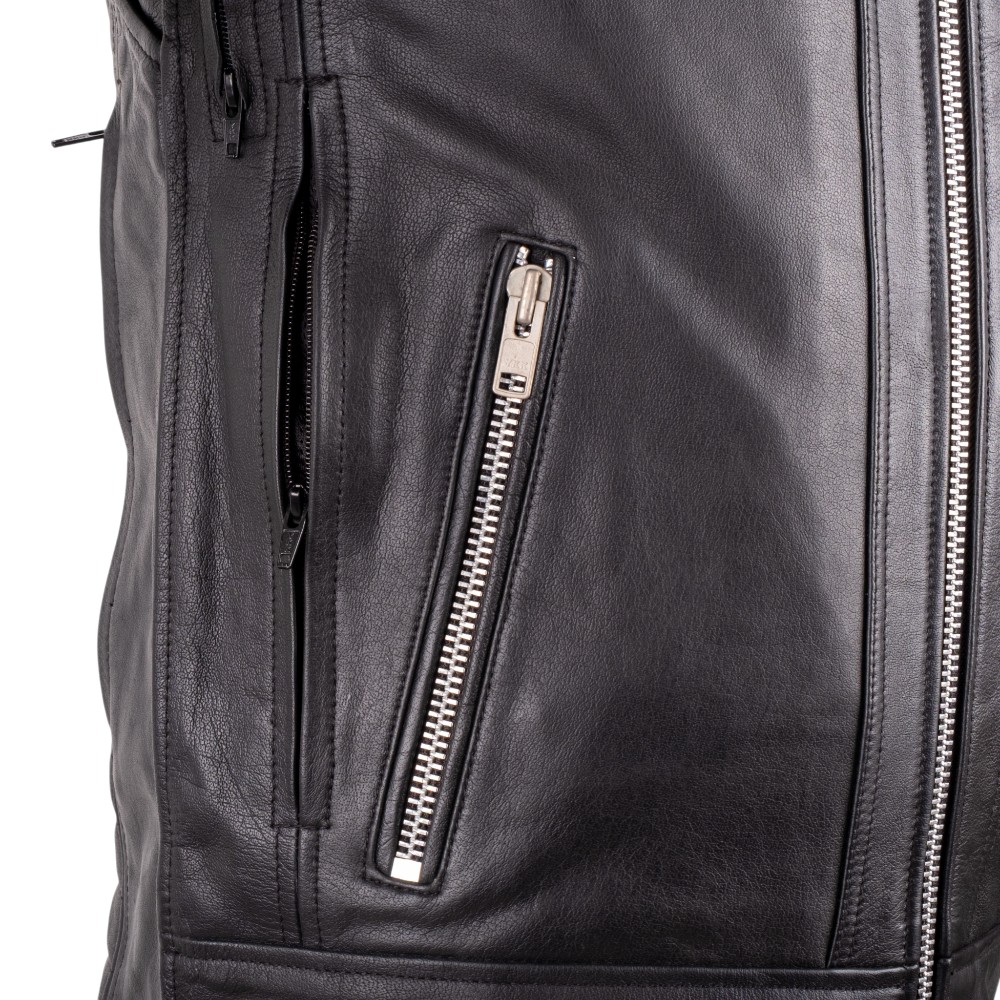 Kožená moto bunda W-TEC Murayo černá XXL (obrázek 10)