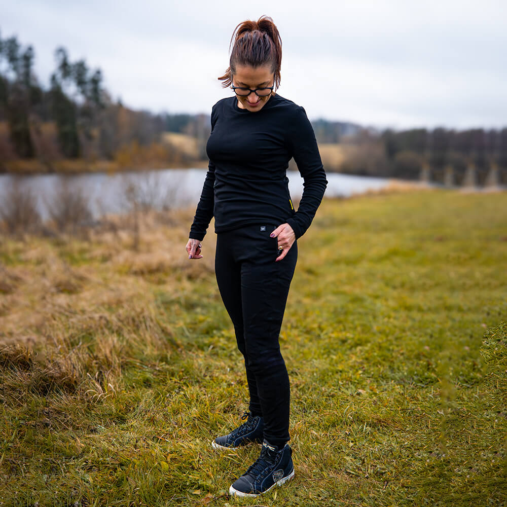 Dámské vyhřívané kalhoty W-TEC Insupants Lady černá L (obrázek 10)