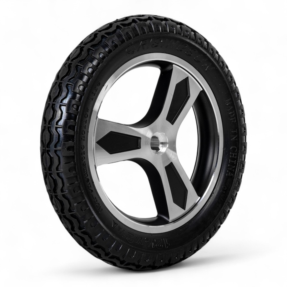 Náhradní zadní bezdušové kolo pro vozík inSPORTline Hawkie 12” - Obrázek 2