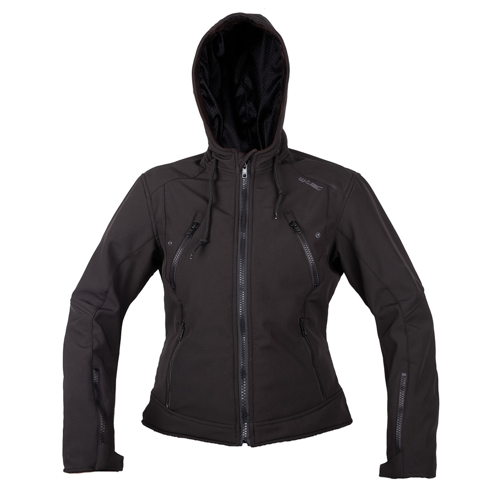 Dámská softshellová moto bunda W-TEC Dyte černá XS