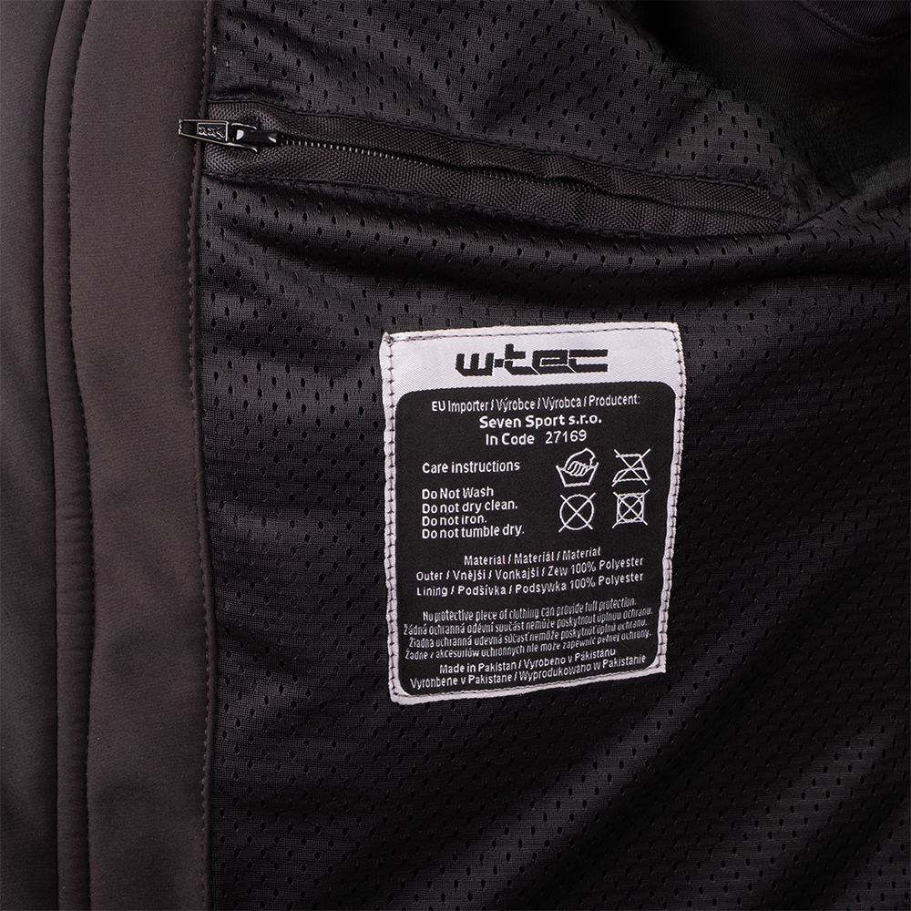 Dámská softshellová moto bunda W-TEC Dyte černá XL - Obrázek 7