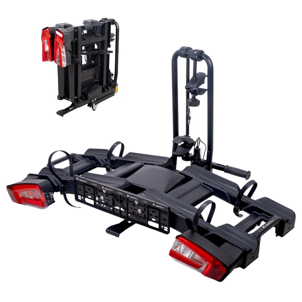 Nosič kol na tažné zařízení inSPORTline Trekan 2 Elektro - pro dvě kola