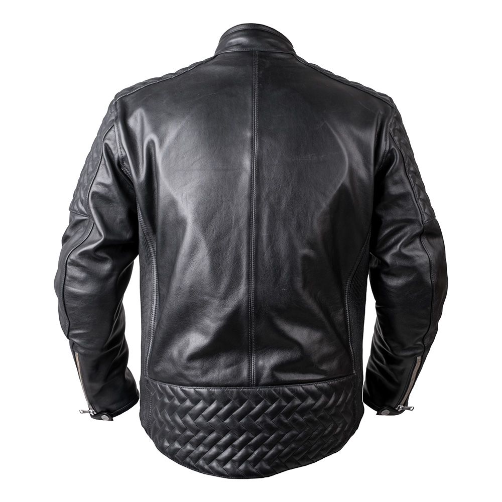 Kožená moto bunda W-TEC Elcabron černá XL (obrázek 8)