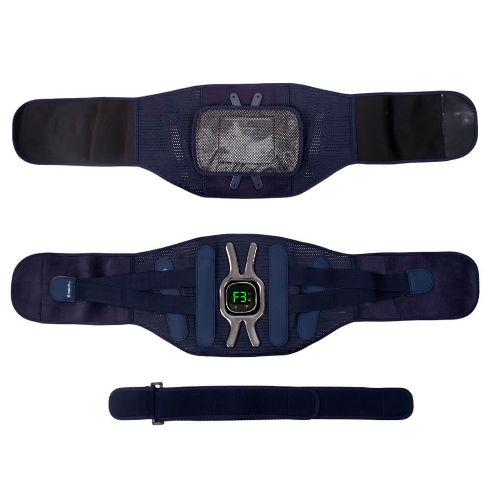Elektrický masážní a vyhřívací bederní pás inSPORTline Soncharge - Obrázek 3