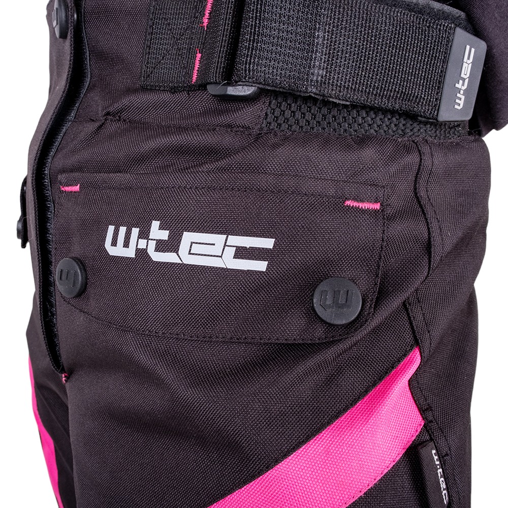 Dámské moto kalhoty W-TEC Durmanes Lady černo-růžová M (obrázek 8)