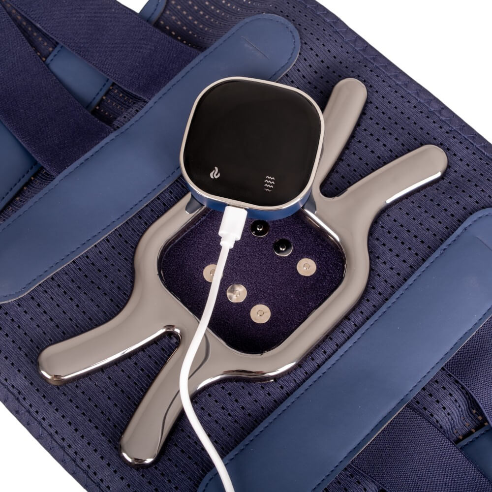 Elektrický masážní a vyhřívací bederní pás inSPORTline Soncharge - Obrázek 4