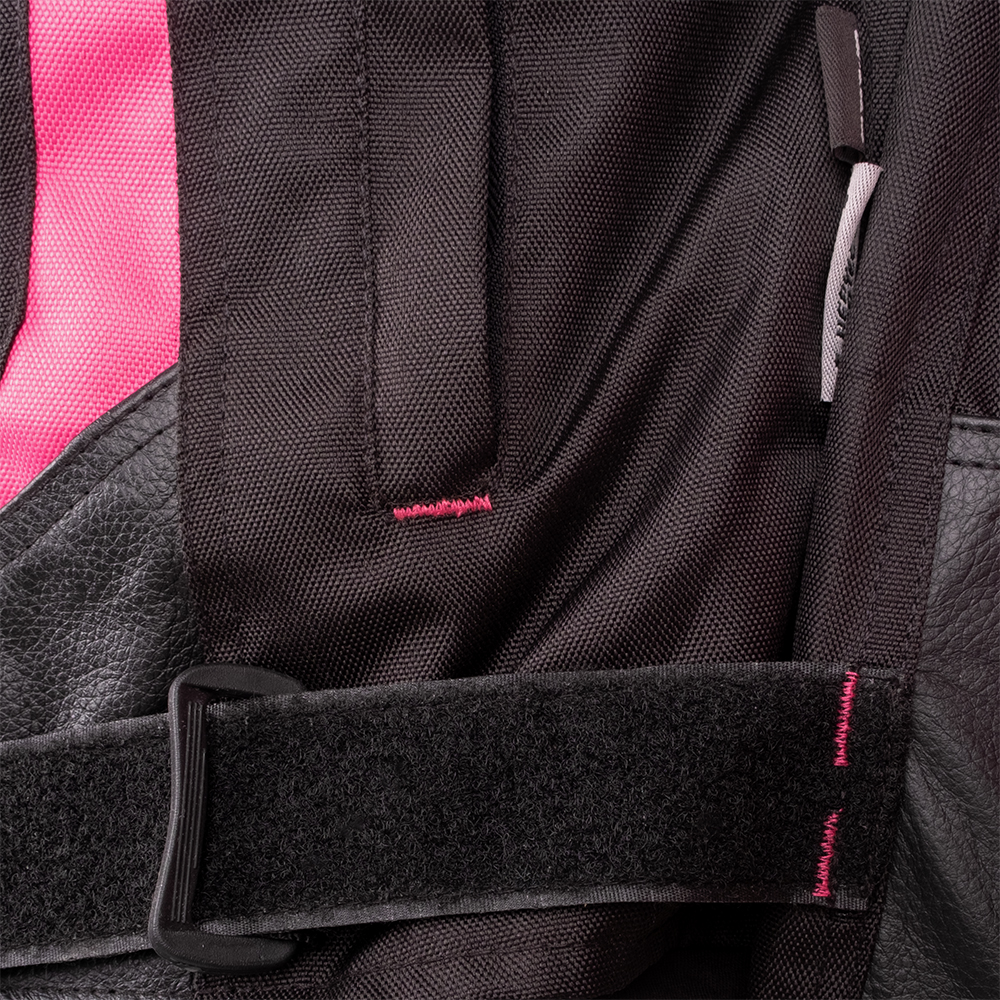 Dámská moto bunda W-TEC Durmana černo-růžová L (obrázek 8)