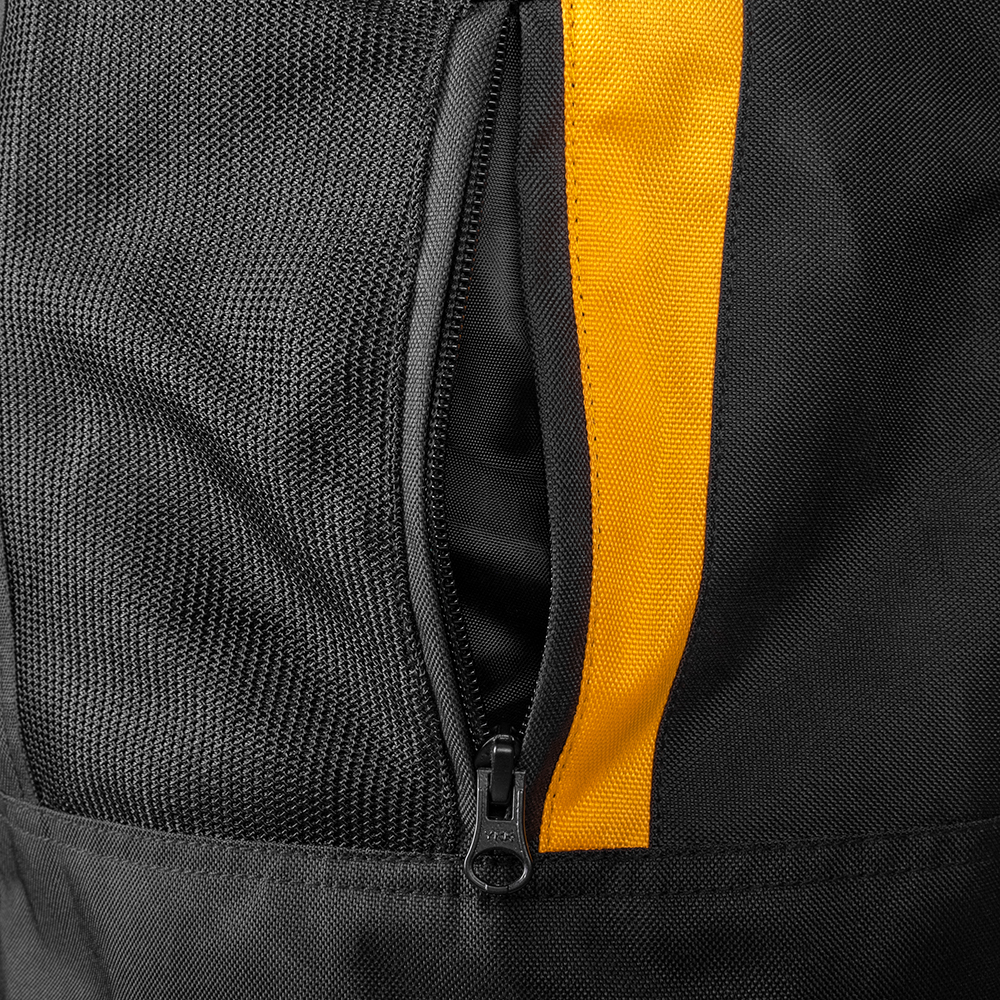Pánská letní moto bunda W-TEC Tosheck černo-žlutá 6XL (obrázek 9)